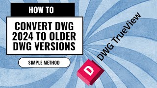 How to convert DWG versions of more than one file [upl. by Erdman864]