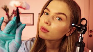 ASMR ER Nurse RP Wound Care and Eye Exam for Concussion [upl. by Brade]