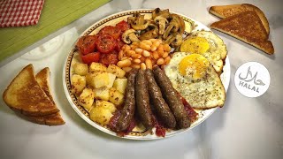 English Breakfast Halal  🇬🇧 الفطور الإنجليزي [upl. by Yespmed]