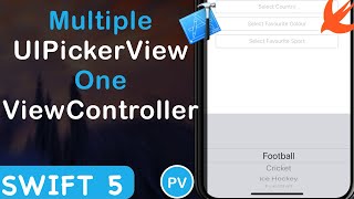 Multiple UIPickerView in One ViewController Xcode 11 Swift 5 [upl. by Jovita]