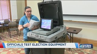 Sedgwick County election machines pass inspection [upl. by Llennej974]