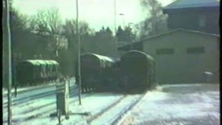 DBGüterbahnhof 1987 in der quotFlächequotStückgutbahnhof Eggenfelden Dez1987 [upl. by Maurie155]