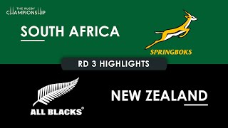 HIGHLIGHTS  SOUTH AFRICA v NEW ZEALAND  The Rugby Championship 2024 [upl. by Yhcir]