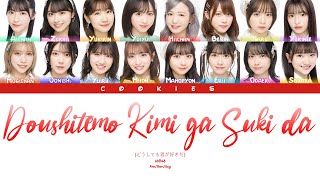 AKB48  Doushitemo Kimi ga Suki da どうしても君が好きだ KanRomEng Color Coded Lyrics [upl. by Annaeerb831]