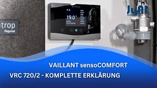 Erklärung Einweisung in die Regelung Steuerung Vaillant Wärmepumpe sensoCOMFORT VRC 7202 Teil 5 [upl. by Ynna]