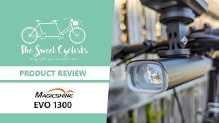 Magicshine EVO 1300 Sharp Beam Cutoff Bike Headlight Review  feat Topside Garmin Mount  USBC [upl. by Yrtnej733]