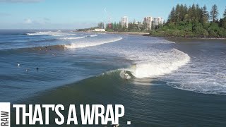 RAW MARCH Surfing the Superbank Lennox Point Cabarita Greenmount Burleigh Heads [upl. by Modestia]