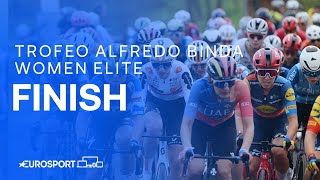 EXHILARATING sprint finish 🚀  Trofeo Alfredo Binda 2024 Race Finish  Eurosport Cycling [upl. by Kellda988]