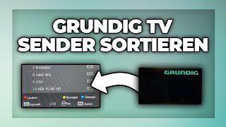 Grundig TV Sender sortieren  Programme verschieben Tutorial [upl. by Stanfill]