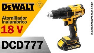 🅾️ El Mejor Atornillador 【 Dewalt DCD777 S2T 】✅ opiniones y ofertas 2019 [upl. by Rochemont819]