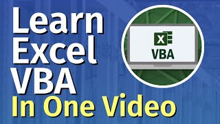 Excel VBA Tutorial for Beginners  Excel VBA Training  FREE Online Excel VBA course [upl. by Lunetta]