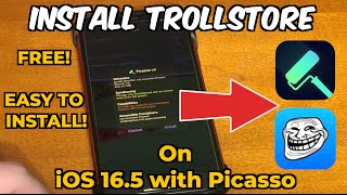 How To Install TrollStore 2 FOR FREE on iOS 165 Picasso [upl. by Oman188]