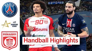 PSG Handball Vs Dinamo Bucuresti Handball Highlights EHF Champions League 2024 [upl. by Einahpetse]