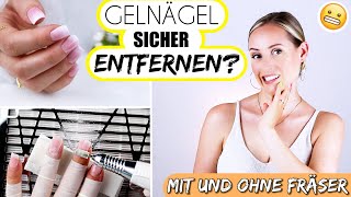 GELNÄGEL selber ENTFERNEN  Nails »Lalalunia« [upl. by Howund]