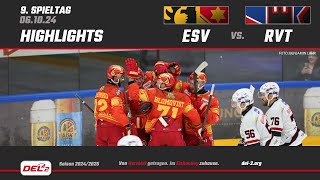 Game Highlights Spieltag 9 ESV Kaufbeuren vs Ravensburg Towerstars [upl. by Eudoxia]