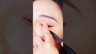 tutorial double eyelids shorts [upl. by Harmony548]