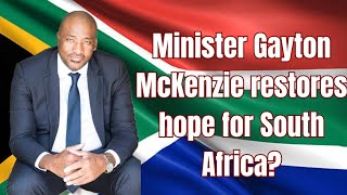 Sports Minister Gayton McKenzie winning Mzansi over  We stand with him [upl. by Gail]