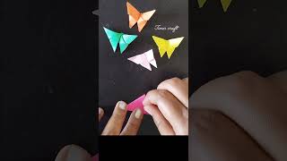 Simple Origami Butterfly origamibutterfly paperbutterflies [upl. by Pickett]