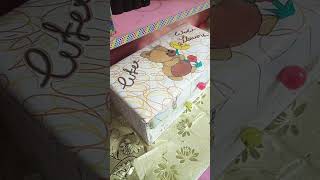 DIY desk organiser by using cardboard youtubeshorts useful diycraftcutecardboardcraft [upl. by Mendel318]