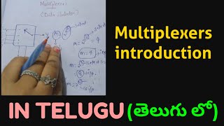 Multiplexers introduction  IN TELUGU DIGITAL ELECTRONICSSTLD ECETDIPLOMABTECH LDICA [upl. by Ashraf]