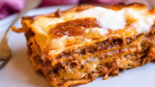 Lasagne al Forno Italian Beef Lasagna [upl. by Noisla]