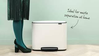 Brabantia Bo Pedal Bin  FinnishDesignShopcom [upl. by Notlimah]