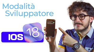 La modalità sviluppatore di iOS 18 non viene visualizzata su iPhone 1 clic per attivarla [upl. by Guinna812]