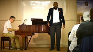 Mandla Mndebele Baritone sings Hai gia vinta la causa Figaro Mozart [upl. by Fayre]