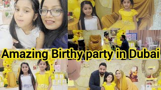 Amazing Birthday Party In DubaiSaima VlogsShazo Arisha Vlog [upl. by Eihctir]