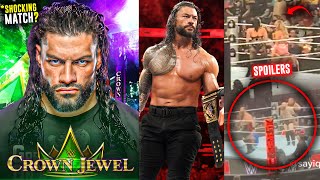 Roman Reigns CROWN JEWEL 2024 MATCH  WWE Raw SPOILERS Roman Reigns BACKSTAGE POLITICS  WWE News [upl. by Bullock]