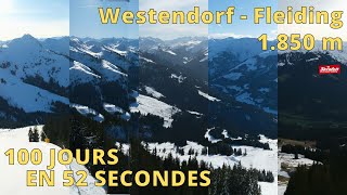 SkiWelt  Westendorf ⏩ Timelapse 100 jours [upl. by Paulina928]