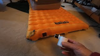 Patching a Leak on the Nemo Tensor Insulated Wide Sleeping Pad backpacking camping [upl. by Tolkan605]