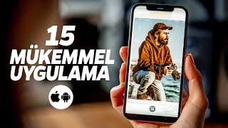 15 MÜKEMMEL UYGULAMA  Yüklemeniz Gereken Uygulamalar Androidios 2023 [upl. by Notgnimer845]