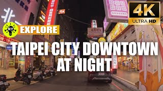 EXPLORE TAIPEI TAIWAN DOWNTOWN AT NIGHT Itinerary Backpacking Solo Travel Vacation Trip Asia [upl. by Yseult]