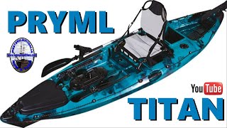 Pryml Titan kayak amp Watersnake T24 electric motor [upl. by Orvas52]