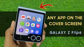 Galaxy Z Flip 6  How To Use Any App On The Cover Screen [upl. by Sontag]