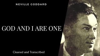 Neville Goddard  God And I Are One  1972 Lecture  Own Voice  Full Transcription  Subtitles 🙏 [upl. by Enialahs572]