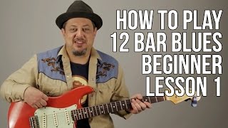 Play the 12 Bar Blues for Absolute Super Beginner Guitar Lesson [upl. by Massimo]