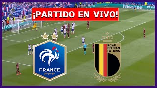 🔴 FRANCIA vs BELGICA  PARTIDO EN VIVO ⚽ JUEGA MBAPPE  UEFA NATIONS LEAGUE  LA SECTA DEPORTIVA [upl. by Novets]