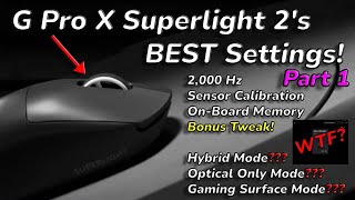 BEST Settings Part 1 Logitech G Pro X Superlight 2  Set OnBoard Memory  Maximize Your GPX 2 [upl. by Alag]