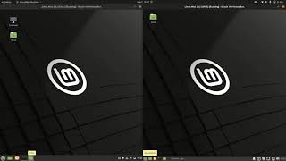 Linux Mint 202 Cinnamon vs XFCE Visual Compare [upl. by Cirdnek]