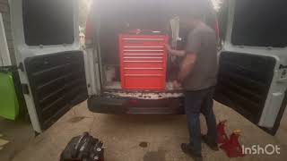 Check it out my sliding Snap On toolbox part of my mechanic vehicle set up What do you think [upl. by Einnaf]