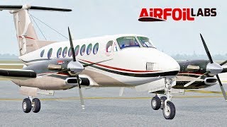 AirfoiLabs King Air 350 Extensive Look  XPlane 11 [upl. by Retsevlys]