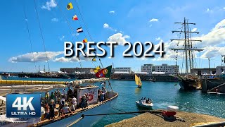 4K⛵Captivating Brest 2024 Festival Walking Tour Part 1  HDR 60fps [upl. by Stormi736]