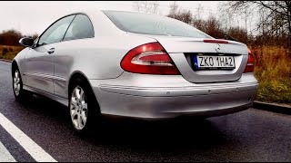 MercedesBenz CLK 270 CDI  straight pipe exhaust sound [upl. by Aij]