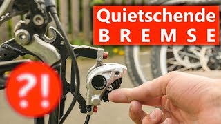 Quietschende Fahrradbremse  Das hilft wirklich Ausführlicher Workshop [upl. by Yzeerb]