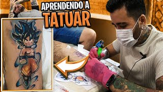 Aprendendo a Tatuar  Aula curso de Tattoo [upl. by Llamaj]