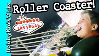 Roller Coaster New York New York Hersheys Chocolate World Las Vegas Fun by HobbyKidsVids [upl. by Curcio]