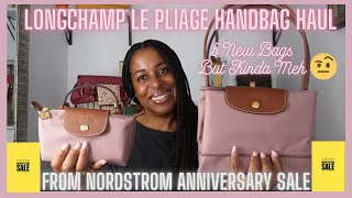 LONGCHAMP LE PLIAGE HANDBAG HAUL NORDSTROM ANNIVERSARY SALE longchamp nordstromanniversarysale [upl. by Yarled18]