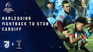 Highlights  Cardiff Rugby v Harlequins Round 3 │Heineken Champions Cup Rugby 202122 [upl. by Aala]